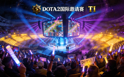 DOTA2国际邀请赛TI现场盛况 - 观众欢呼与绚丽舞台
